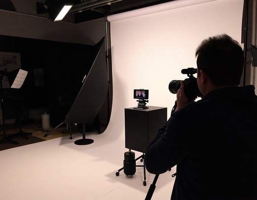 AI: Fotograf fotící v atelieru 2